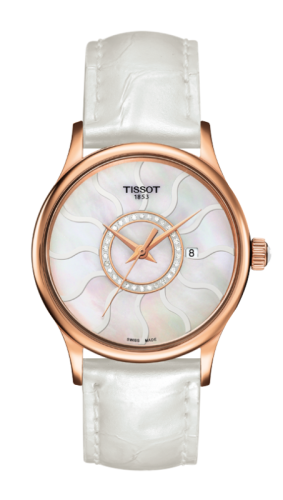 Tissot - T914.210.46.116.00  Rose Dream Quartz Ladies Steel Back MOP