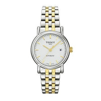 Tissot Carson Automatic 35.5 Stainless Steel / Yellow Gold PVD / Silver / Bracelet (T95.2.183.31)