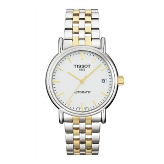 Tissot - T95.2.483.31  Carson Automatic 35.5 Stainless Steel / Yellow Gold PVD / Silver / Bracelet