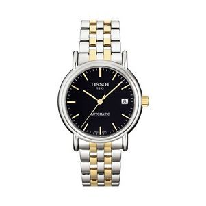 Tissot - T95.2.483.51  Carson Automatic 35.5 Stainless Steel / Yellow Gold PVD / Black / Bracelet