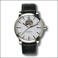 Limes Chyros Automatic - Black / black leather strap (U6017-LA2.5)