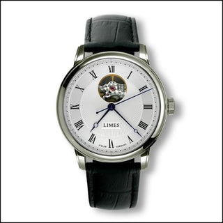 Limes - U6282C-LA3.3  Pharo Open Balance - Roman / black leather strap