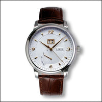 Limes Pharo DayDate - Two-tone / brown leather strap (U6282C-LA4.2)