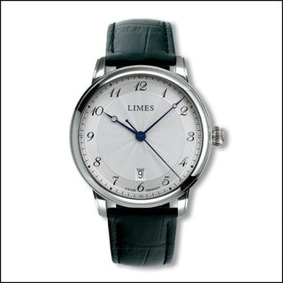 Limes - U6282C-LA5.1  Pharo Cartouche A - Silvered dial - Black leather strap