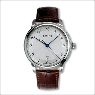 Limes - U6282C-LA5.2  Pharo Cartouche A - Silvered dial - Brown leather strap