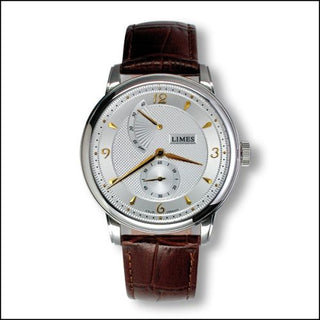 Limes - U6282C-LHR1.2  Pharo Hand wound - Two-tone / brown leather strap