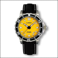 Limes 1Tausend Automatic Orange - Leather strap (U8787-LA2.5)