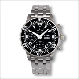 Limes - U8797B-LC2.1  Endurance Chrono - Black / steel bracelet