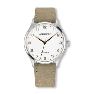 Archimede - UA4929-A3.37  Klassik 36 TwoTone / Silver / Beige Suede