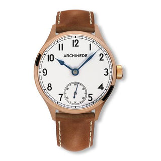 Archimede - UA7929-H1.2-BR  DeckWatch Bronze / Silver / Brown Leather