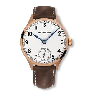 Archimede - UA7929-H1.4-BR  DeckWatch Bronze / Silver / Brown Leather