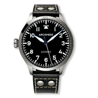 Archimede - UA7949-A1.1-L  Pilot 45 Automatic Stainless Steel / Black