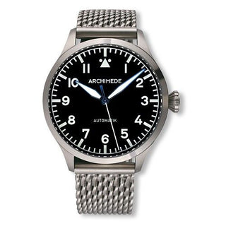 Archimede - UA7949BM-A1.1  Pilot 45 Automatic Stainless Steel / Black / Bracelet