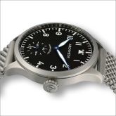 Archimede - UA7949BM-H1.1  Pilot 45 KS Stainless Steel / Black / Bracelet