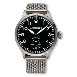 Archimede - UA7949BM-H1.1  Pilot 45 KS Stainless Steel / Black / Bracelet