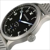 Archimede - UA7949BM-H1.1  Pilot 45 KS Stainless Steel / Black / Bracelet