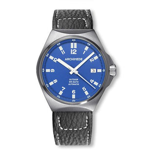 Archimede - UA8239-A3.1-H  OutDoor 39 Protect Stainless Steel / Blue / Leather