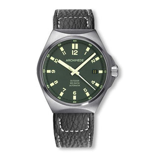 Archimede - UA8239-A4.1-H  OutDoor 39 Protect Stainless Steel / Green / Leather