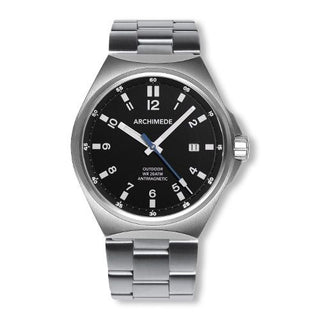 Archimede - UA8241B-A1  OutDoor 41 AntiMag Stainless Steel / Black / Bracelet