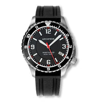 Archimede DeckWatch Stainless Steel / Black / Black Leather (UA8974-GS-A1.2)