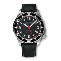 Archimede SportTaucher Stainless Steel / Black / Black Leather (UA8974-TS-A1.5)