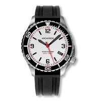 Archimede SportTaucher Stainless Steel / Black / Black Leather (UA8974-TS-A3.2)