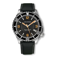 Archimede Pilot 42 H Stainless Steel / Black (UA8974-TS-A4.5)