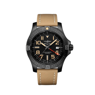 Breitling - V32395101B1X2  Avenger Automatic GMT 45 Night Mission / Black / Military / Folding