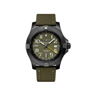 Breitling - V323952A1L1X2  Avenger Automatic GMT 45 Night Mission / Green / Military / Folding