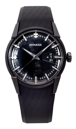 Minase - VM04-R03KD  Divido Stainless Steel / Black / Rubber