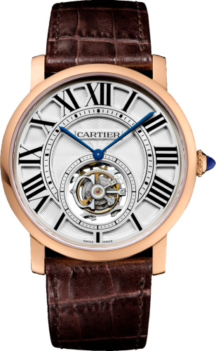 Cartier - W1556215  Rotonde de Cartier Flying Tourbillon Pink Gold / Silver