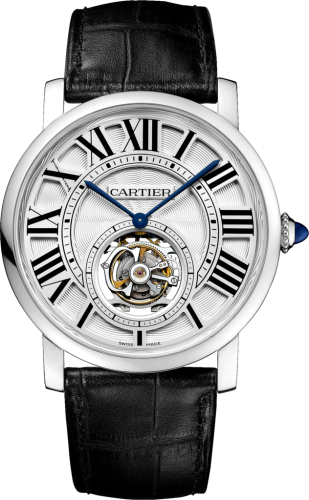 Cartier - W1556216  Rotonde de Cartier Flying Tourbillon White Gold / Silver