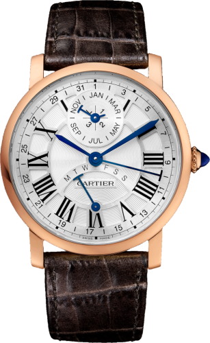 Cartier - W1556217  Rotonde de Cartier Perpetual Calendar Pink Gold / Silver