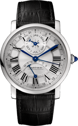 Cartier - W1556218  Rotonde de Cartier Perpetual Calendar White Gold / Silver