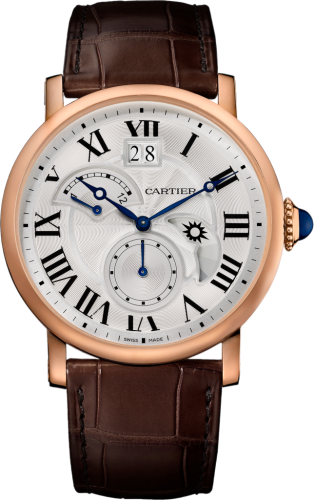 Cartier - W1556240  Rotonde de Cartier Second Time Zone Day / Night Pink Gold / Silver