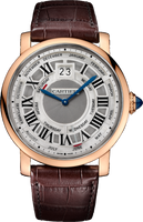 Cartier Rotonde de Cartier Second Time Zone Day / Night White Gold / Blue (W1580001)