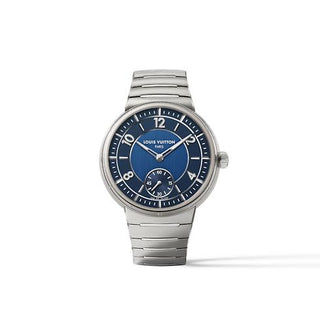 Louis Vuitton - W1ST20  Tambour Automatic Stainless Steel / Blue / Bracelet