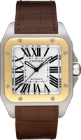 Cartier Tank Louis Cartier Large Manual Rose Gold / Grey Graphical (W20072X7)