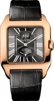 Cartier Santos Dumont 38 Date / Power Reserve Pink Gold / Silver (W2020068)