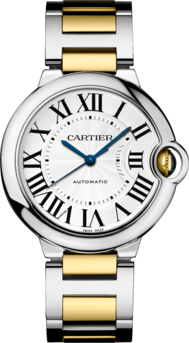 Cartier - W2BB0012  Ballon Blue de Cartier 36 Automatic Stainless Steel / Yellow Gold / Silver / Bracelet