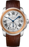 Cartier Calibre de Cartier Chronograph Stainless Steel / Pink Gold / Silver (W2CA0002)