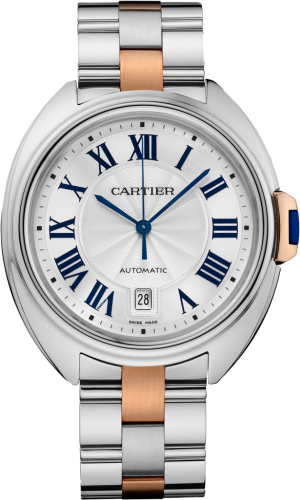 Cartier - W2CL0002  Clé de Cartier 40 Stainless Steel /Pink Gold / Silver / Bracelet