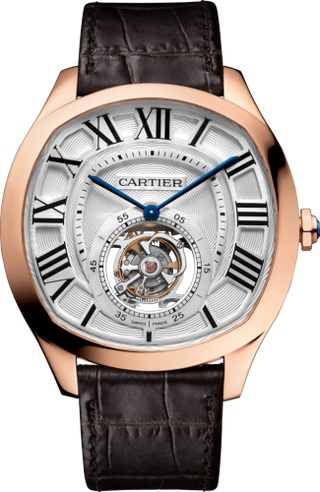 Cartier - W4100013  Drive de Cartier Flying Tourbillon Pink Gold / Silver