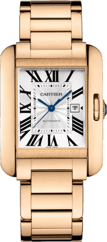 Cartier - W5310003  Tank Anglaise 29.8 Pink Gold / Silver / Bracelet