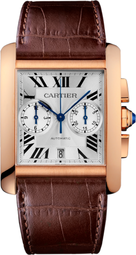 Cartier - W5330005  Tank MC 34.3 Chronograph Pink Gold / Silver