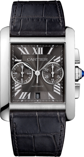 Cartier - W5330008  Tank MC 34.3 Chronograph Stainless Steel / Grey