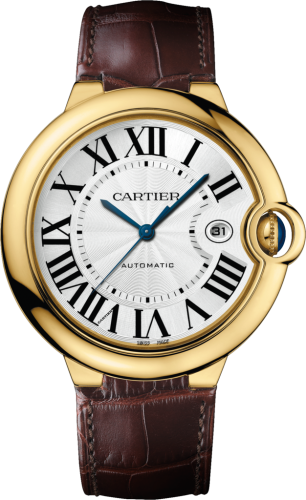 Cartier - W6900551  Ballon Blue de Cartier 42 Automatic Yellow Gold / Silver