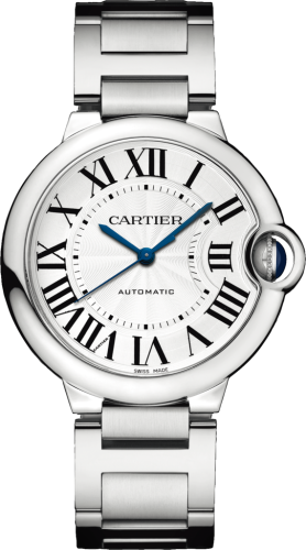 Cartier - W6920046  Ballon Blue de Cartier 36 Automatic Stainless Steel / Silver / Bracelet