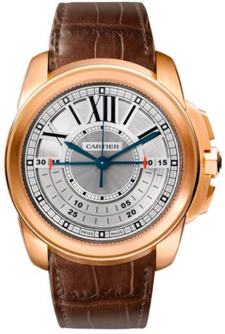 Cartier - W7100004  Calibre de Cartier Central Chronograph Pink Gold  / Silver