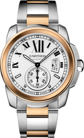 Cartier Calibre de Cartier 38 Pink Gold / Silver (W7100036)